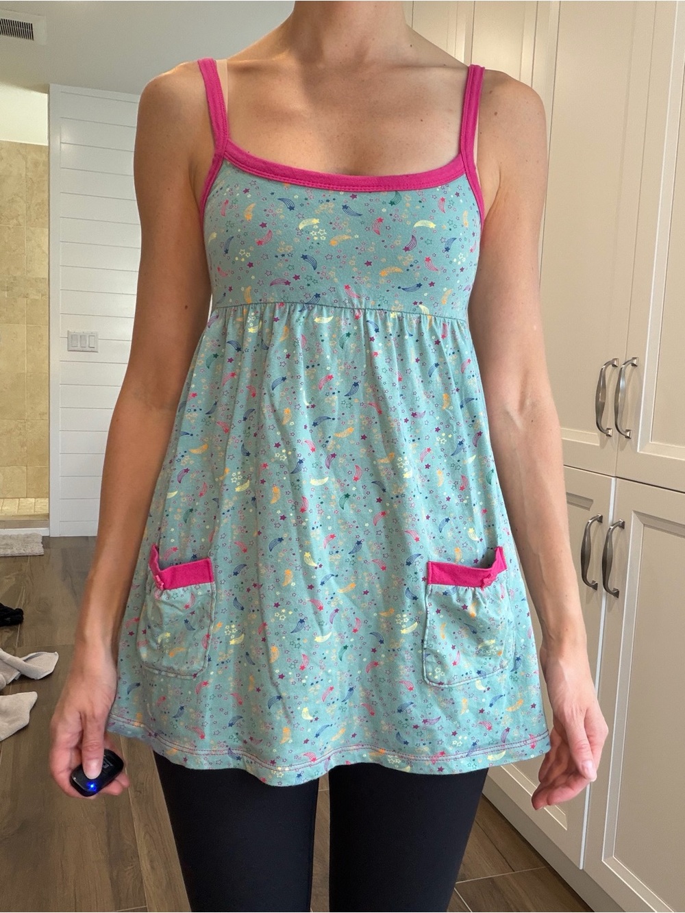 Dear by Amanda Bynes Y2K Shooting Star Babydoll Tank